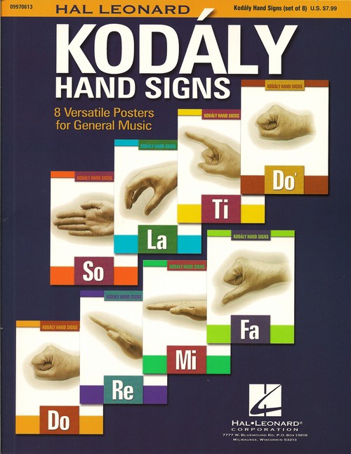 Kodly Hand Signs: 8 Versatile Posters for General Music
