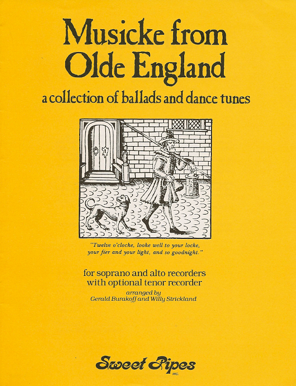 Musicke from Olde England<br>Arranged by Gerald Burakoff and Willy Strickland
