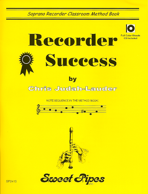 Recorder Success<br>Book & PowerPoint Visuals CD<br>Chris Judah-Lauder
