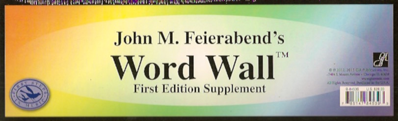Word Wall, 1st Edition Supplement<br>John Feieraband