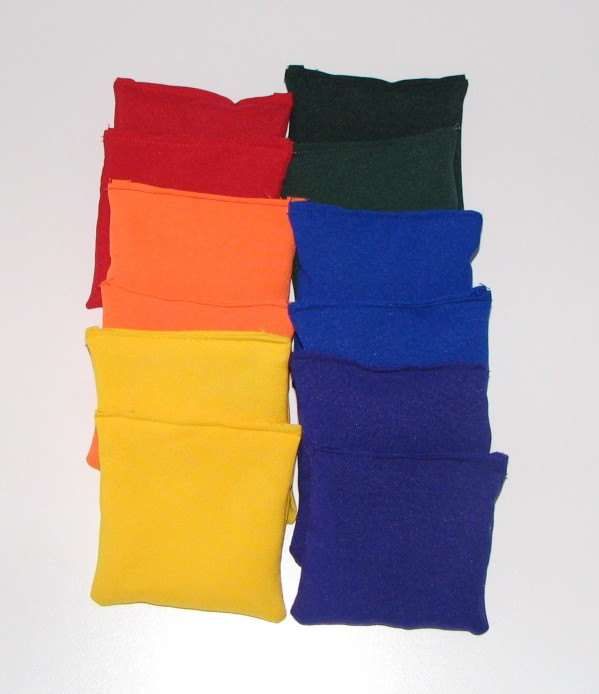 Bean Bags, standard (set of 12)<br>by <FONT SIZE=3><A href=http://www.madrobinmusic.com/shop/category.asp?catid=217>Bear Paw Creek</A></font>