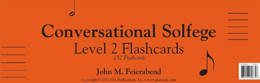 Conversational Solfege, Level 2 - Flashcards<br>John Feierabend