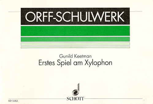 Erstes Spiel am Xylophon<br>Gunild Keetman