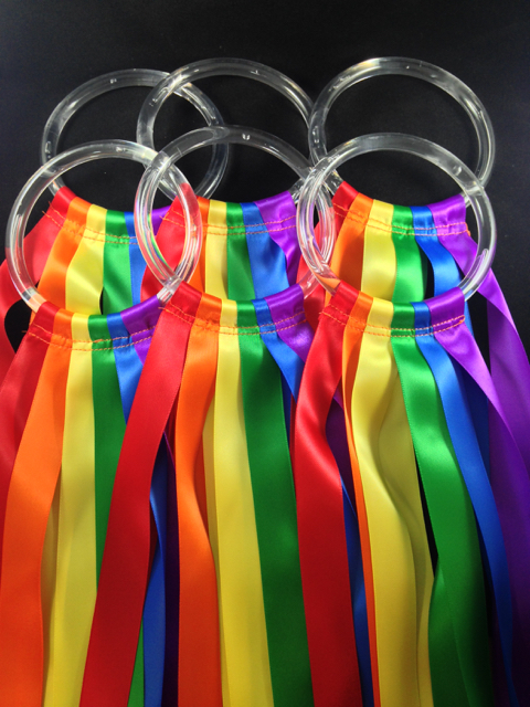Hoop Ribbon Streamers (set of 6)<br>by <FONT SIZE=3><A href=http://www.madrobinmusic.com/shop/category.asp?catid=217>Bear Paw Creek</A></font>