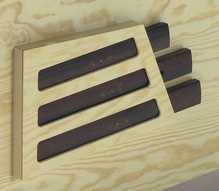 Sonor    Bass Xylophone Bars <br> Meisterklasse rosewood