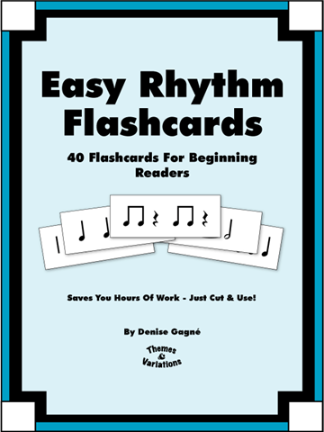 Easy Rhythm Flashcards<br>Denise Gagn