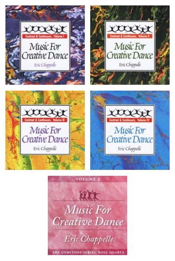  Music for Creative Dance, Vol. 1-5 Bundle<br>Eric Chappelle