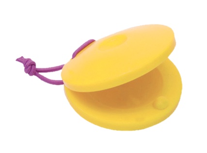 Hohner Plastic Castanet<br>Yellow