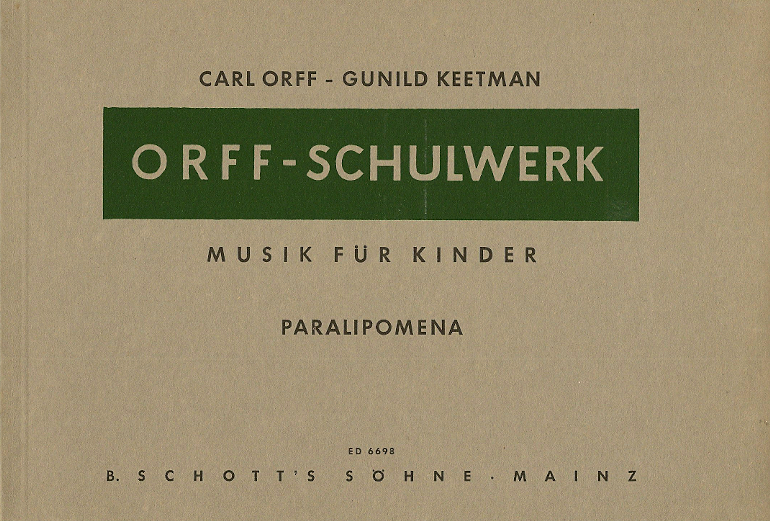 Paralipomena<br>Carl Orff and Gunild Keetman