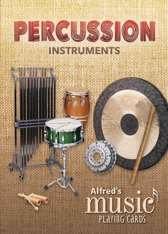 Alfred's Music Playing Cards: Percussion Instruments<br>Created by Dave Black