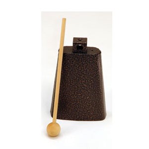 Rhythm Band Cow Bell with Mallet, 5.5