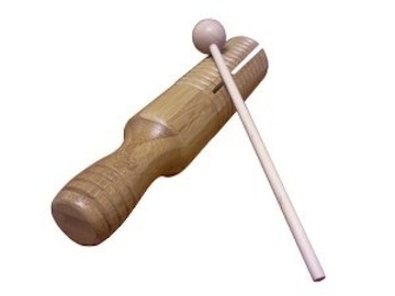 Rhythm Band Large Bamboo Guiro Tone Block