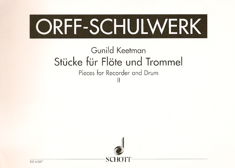 Stcke fr Flte und Trommel, Vol. 2<br>Gunild Keetman