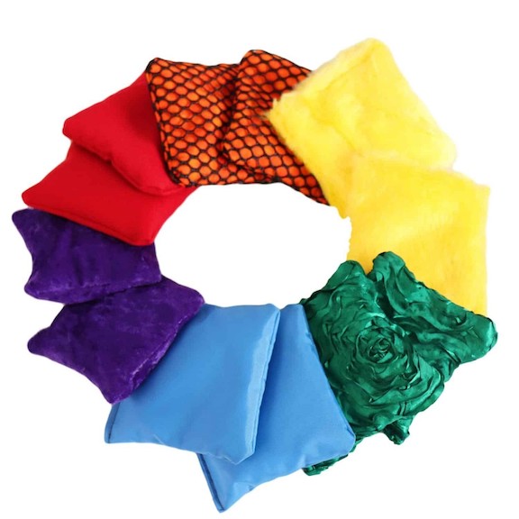 Bean Bags, Textured, (set of 12)<br>by <FONT SIZE=3><A href=http://www.madrobinmusic.com/shop/category.asp?catid=217>Bear Paw Creek</A></font>