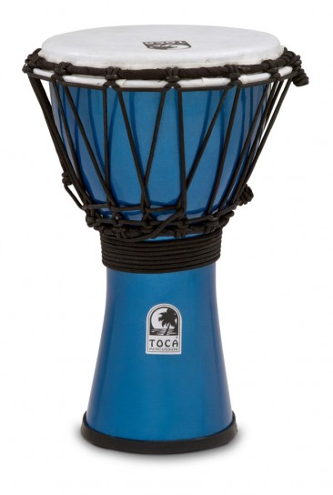 Toca Freestyle Colorsound 7 Djembes, Metallic<!-- 5 --> Blue